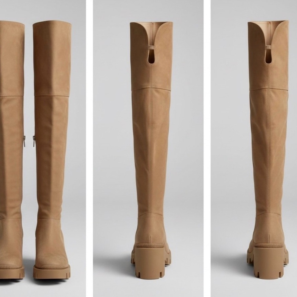 Tan Over-the-Knee Women's Boots